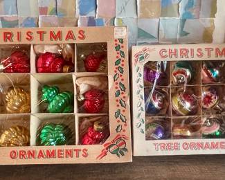 VINTAGE CHRISTMAS ORNAMENTS
