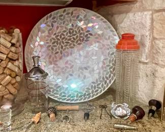 BARWARE, MOSAIC TRAY