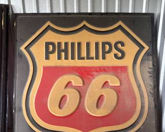 PHILLIPS 66 PLASTIC ADVERTISING SIGN