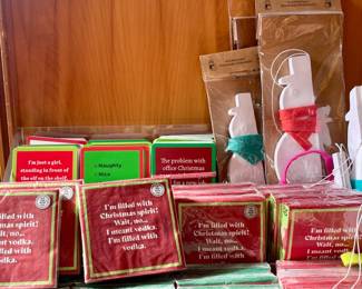NEW INVENTORY CHRISTMAS NAPKINS AND COASTERS