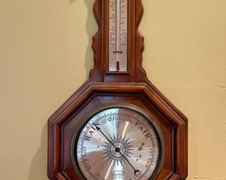 WALL BAROMETER/THERMOMETER