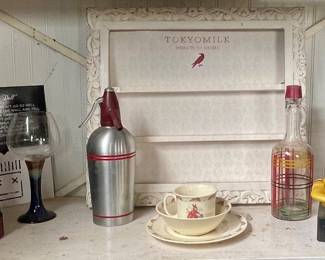 VINTAGE BARWARE, VINTAGE CLOWN BANK
