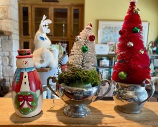 SILVERPLATE CHRISTMAS TREE DECOR