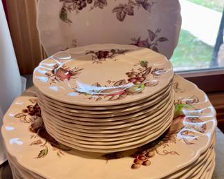 VINTAGE JOHNSON BROTHERS HARVEST TIME DISHWARE