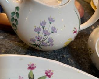 Retro Hall china serving pieces 