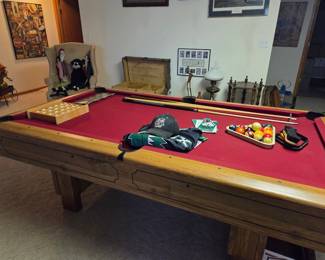 Slate pool table