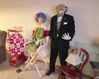 Coca- cola shirts and butler