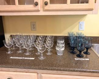 Crystal and glasses