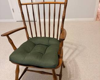 Bamboo chair and Pier 1 cushion