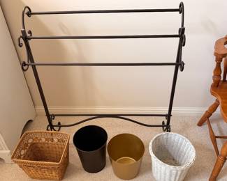 Wrought iron quilt rack