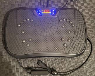 Lot #4- AXV FR-18 Vibration Exercise Platform with Resistance Bands