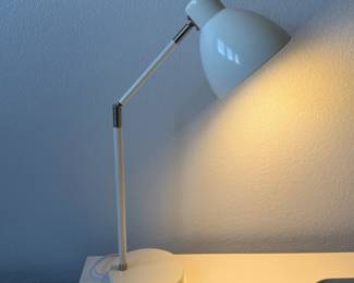 Lot #72- White Adjustable Touch-Control Desk Lamp