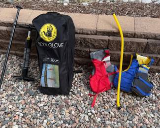 Lot #93- Body Glove Inflatable Paddleboard Set with Accessories