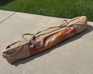 Lot #27- Twin-Size Folding Camp Cot with Carry Bag