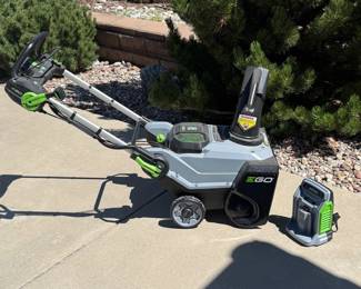 Lot #24- EGO Power+ 56V Cordless Snow Blower with Batteries & Charger