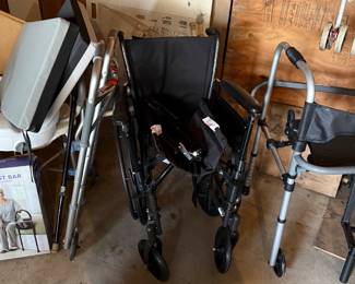 VTG Handicapped Wheelchair & Other Items