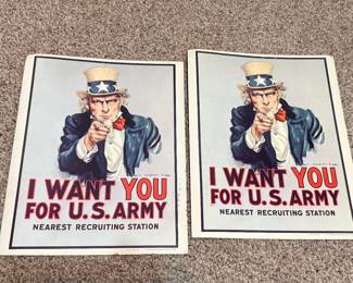 VTG original US Govt. posters