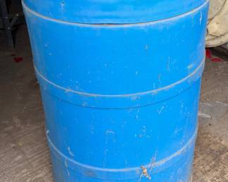 Empty Plastic Barrel