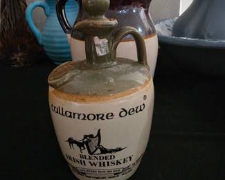 Tullamore Dew Blended Irish Whiskey ceramic advertising jug