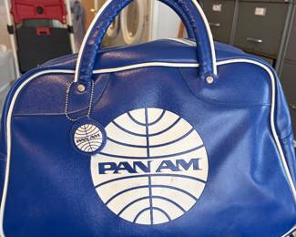 Pan Am first class travel bag vintage