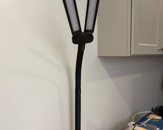 Table lamp with different light settings and controller