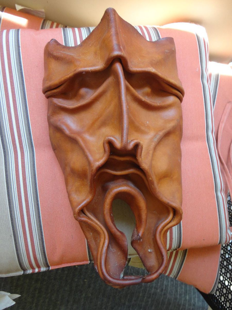Vintage Calf Skin Leather Mask