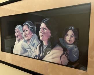 Limited edition Signed print Diana Hunt Beach