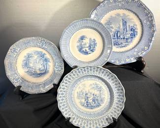 Transferware dishes