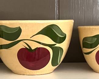 Vintage Watt ware kitchen bowls/pitcher