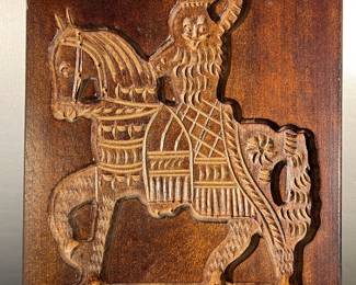 Wooden cookie mold