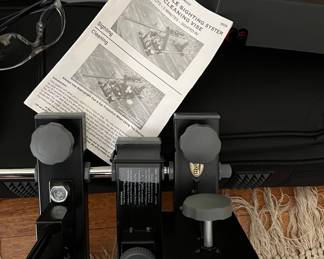 Rifle sighting system and cleaning vise