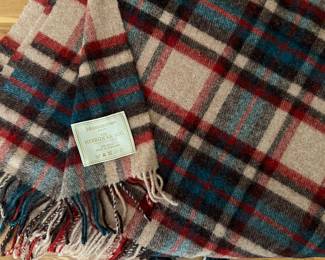 100% Scottish wool blanket