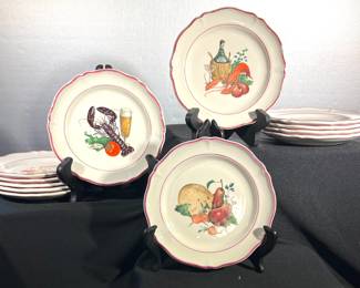French appetizer plates (12)