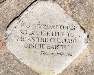 Jefferson quote stepping stone