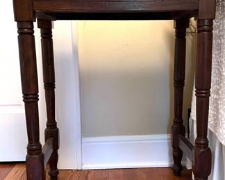 Bedside table, antique, one drawer