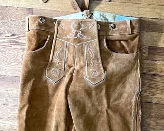 Leather lederhosen, new