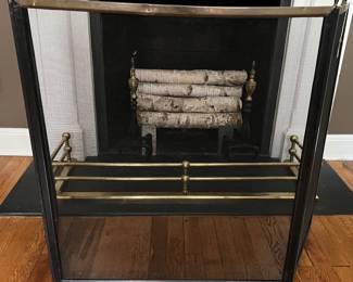 Fireplace screen