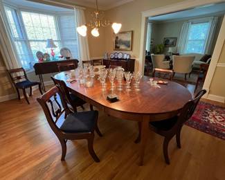 D End Dining Table