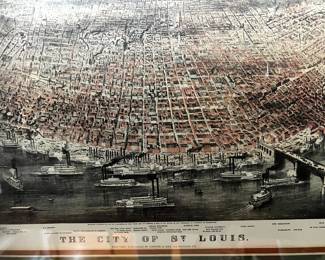 Map of old St Louis