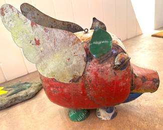 When pigs fly. Art from Harmony Ridge Gallery