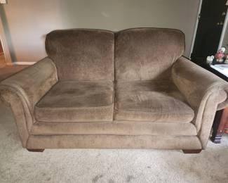 La-Z-Boy brown chenille loveseat