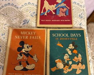 Vintage Disney books