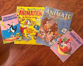 Vintage Animation & Cartoon Books – Disney, Warner Bros. & Preston Blair