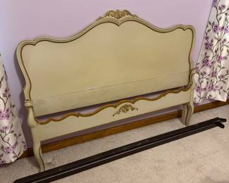 Vintage French Provincial Bedroom Suite – Dresser, Vanity, Bed & Accent Table