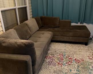 NEW WITH TAGS – Macy’s Sectional Sofa with Chaise
