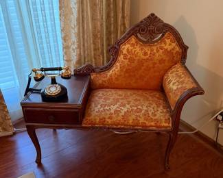 Telephone gossip bench