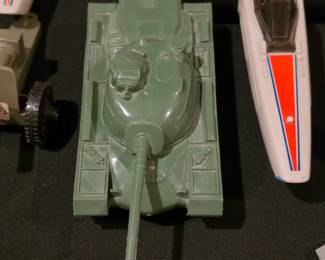 Green Plastic Army Tank