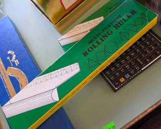 vintage multi-purpose rolling ruler