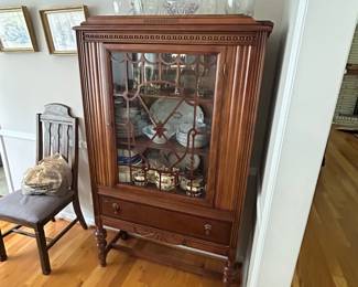 Jacobean WooD China Cabinet