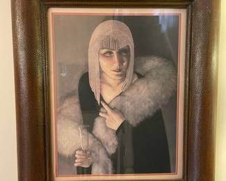 Vintage Art Deco Portrait Print by JMW Chrzanoska